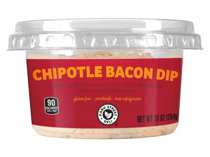 Pair your favorite chips and veggies with the Park Street Deli bacon dips.