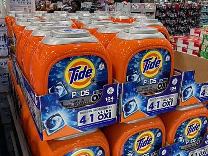 We do a lot of laundry at my house, and Costco has a great deal on Tide Pods. 