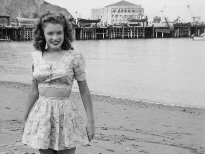 Norma Jeane then began dating a local boy named Jim Dougherty.