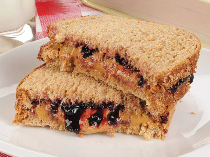 MONTANA: A PB&J with huckleberry jam