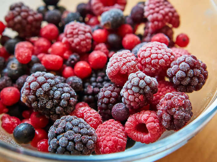 I sometimes prefer frozen berries over fresh ones. 