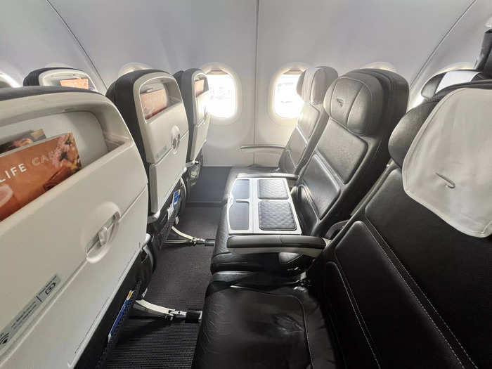 All the extra legroom seats are in business class, which BA calls Club Europe. Like most European carriers, it