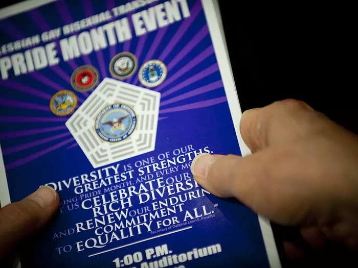 The Department of Defense hosted its first Pride Month event in 2012.