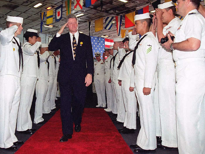 President Bill Clinton enacted the military