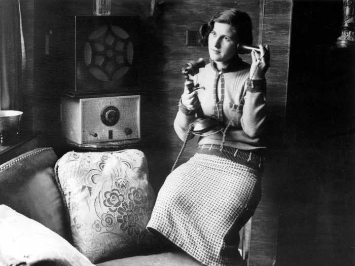 Telephones looked just a tad different from the smartphones we know today.