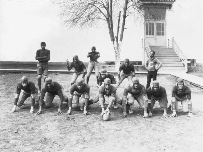 In the 1920s, athletic wear was very different from the nylon pants we