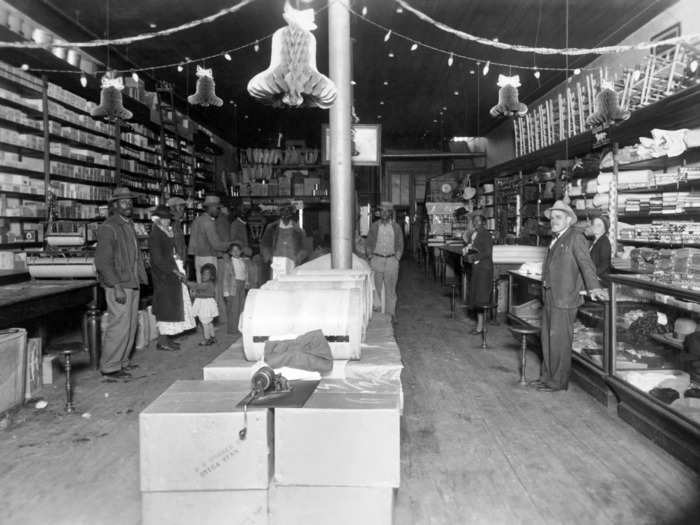 General stores were the go-to spots for workers, food, and household items.