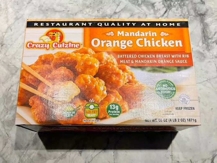 The Crazy Cuizine Mandarin-orange chicken reminded me of a similar Trader Joe