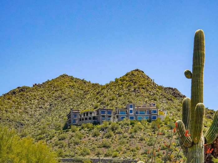 There were more mega-mansions in North Scottsdale. Some looked like castles.