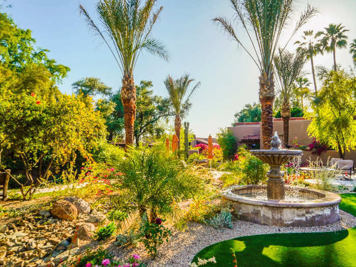 At the Hermosa Inn, I was in awe of the extravagant landscaping.