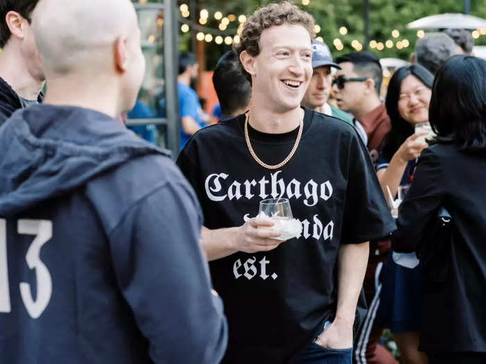 In 2024, Zuckerberg is going viral every few weeks for his new look.