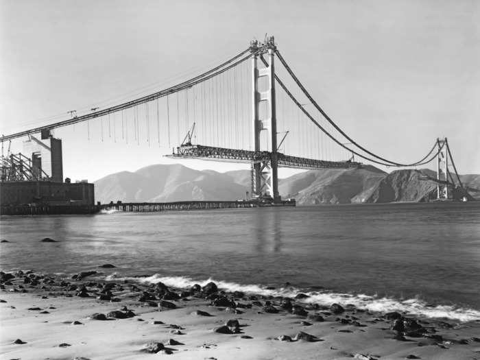 The Golden Gate Bridge, completed in 1937, was designed to connect northern California to the San Francisco Peninsula.