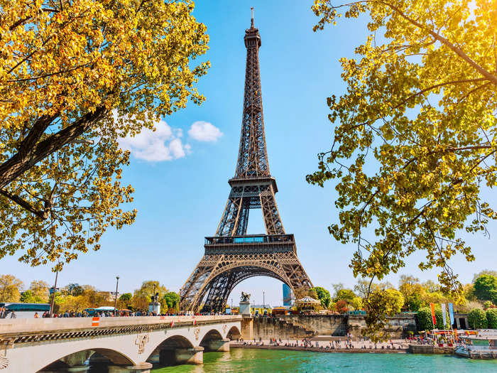 When it was built, the Eiffel Tower — which measures 1,063 feet — was the tallest building in the world.