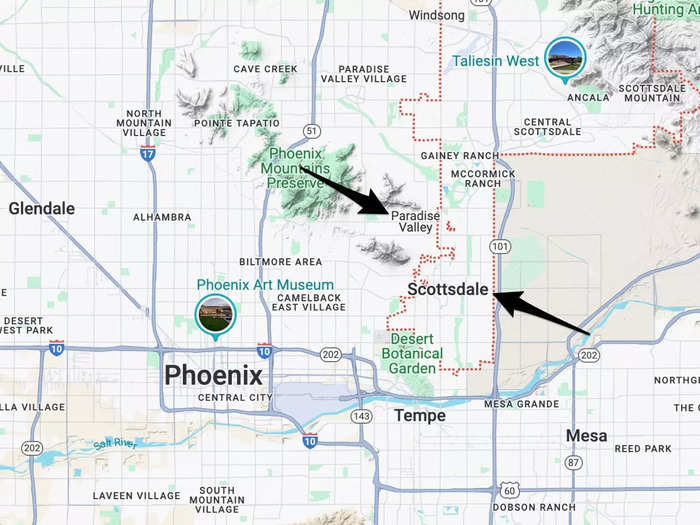 Commuting from New York City to nearby cities and towns can take a while, so I was surprised by how quickly I could travel between Scottsdale, Paradise Valley, and Phoenix.