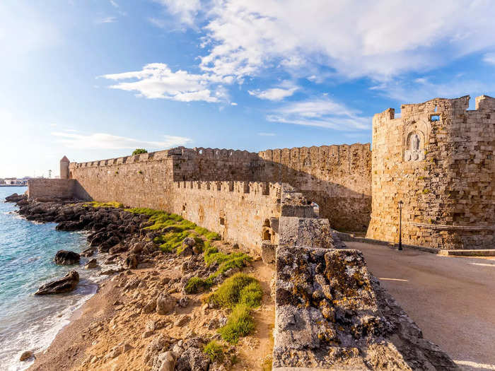 Rhodes is a stunning Greek island that feels straight out of the Middle Ages.
