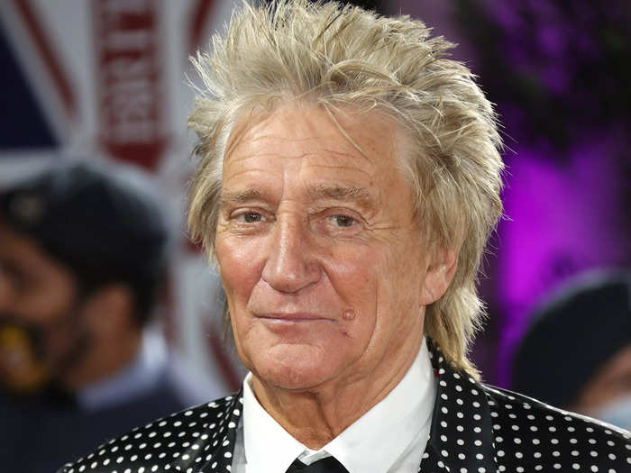 Rod Stewart went back to his roots in England.