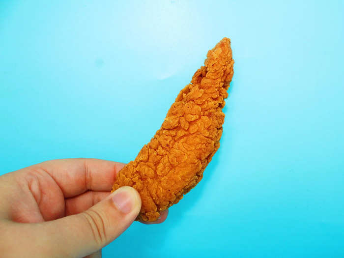 I thought the chicken tenders were a good size.