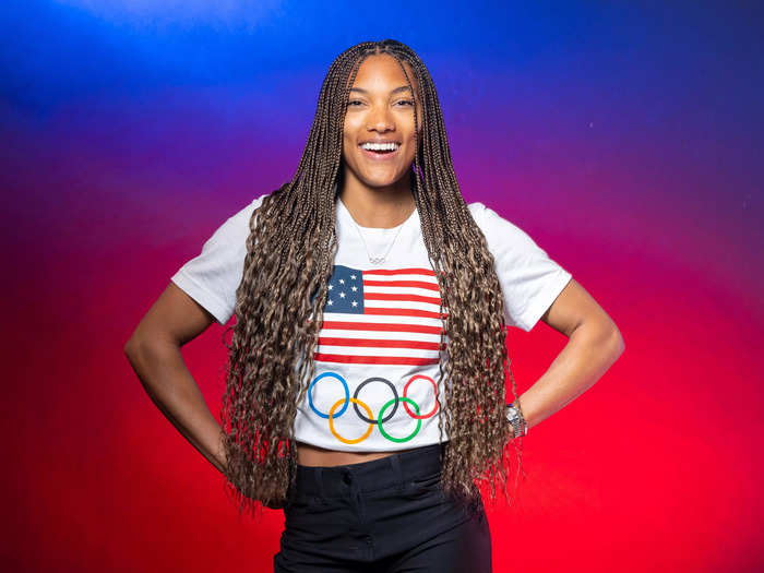 Long jumper Tara Davis-Woodhall is taking her followers along for the ride toward Olympic redemption.
