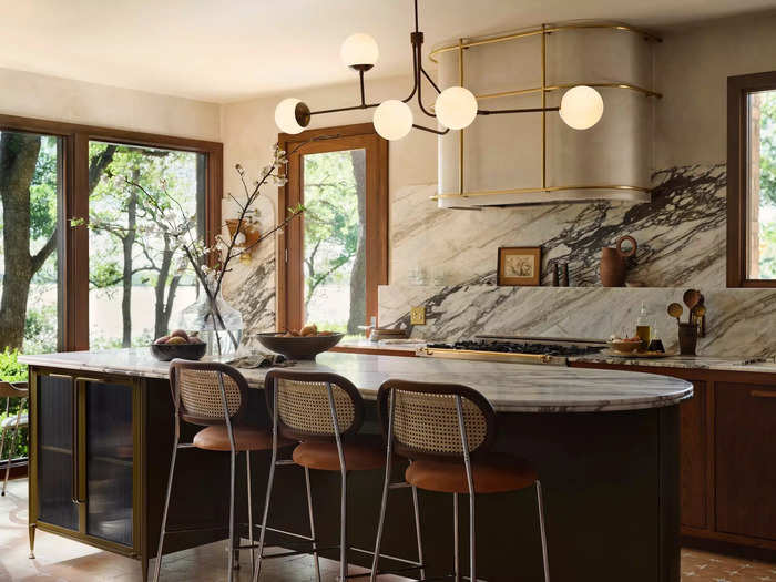 The kitchen was originally just a breakfast nook.