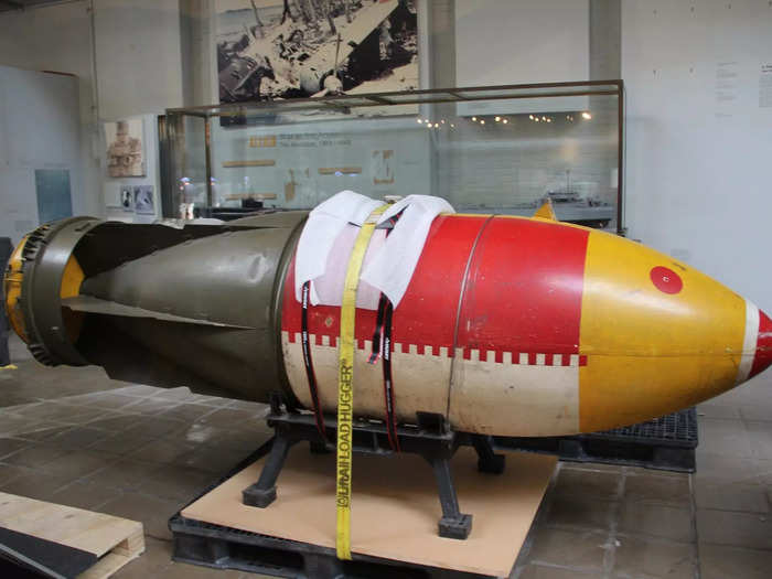 The Mark 90 nuclear depth charge, developed by the Navy during the Cold War, was designed to destroy numerous Soviet submarines in one blast.