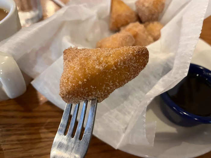 They were fresh and tasty, especially considering they use the same dough as Cracker Barrel