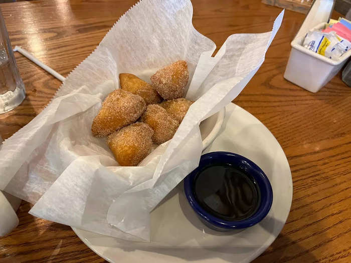 The biscuit beignets were my favorite part of this visit to Cracker Barrel.