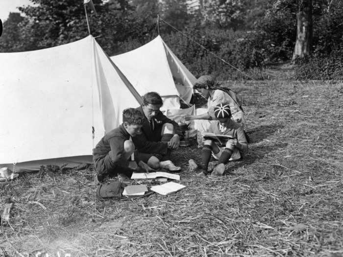 Writers of the Beat Generation popularized camping the old-fashioned way in the 