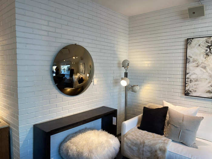 A smoked wall mirror is a unique way to add personality to your home. 
