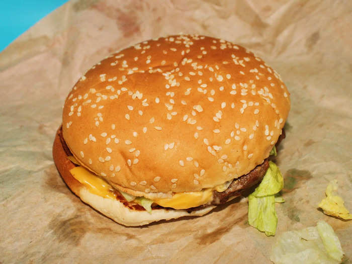 My favorite Burger King burger — and one of my favorite fast-food burgers, period — is the Whopper with cheese.