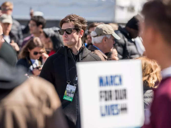Kushner donates to Democratic campaigns and has attended protests supporting women