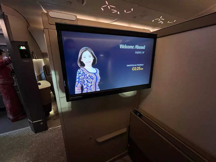 In addition to the niche perk that helped win the Skytrax award, the suites also feature a 32-inch television with thousands of titles.
