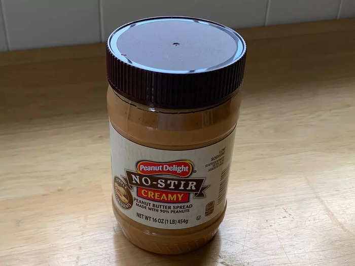 Peanut butter: $1.80