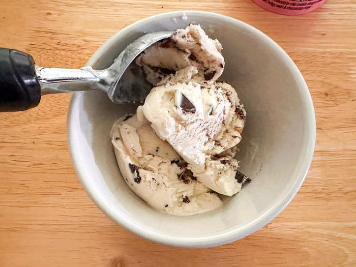 The fudgy cookie-dough ice cream will be a movie night go-to.