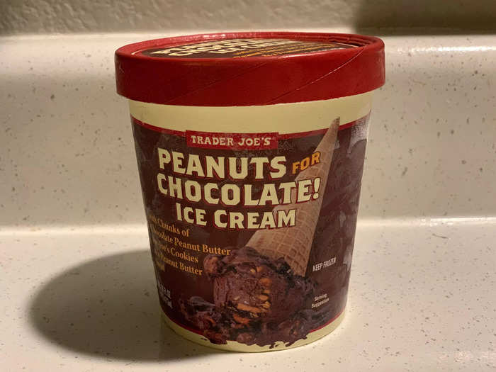 The Peanuts for Chocolate ice cream was seemingly made for fans of peanut-butter cups.