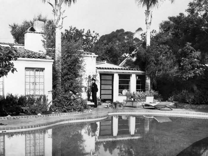 Marilyn Monroe purchased the Brentwood hacienda-style house in February 1962. It was the only house she ever owned.