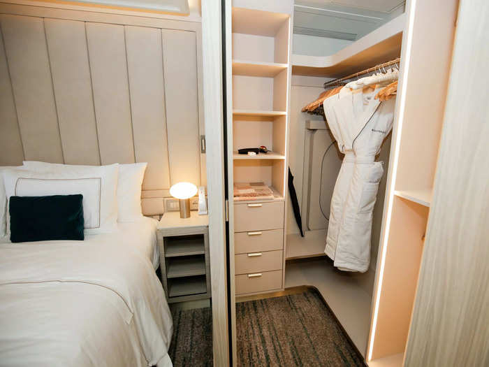 At 357 square feet, the Deluxe Veranda is the same size as the ship