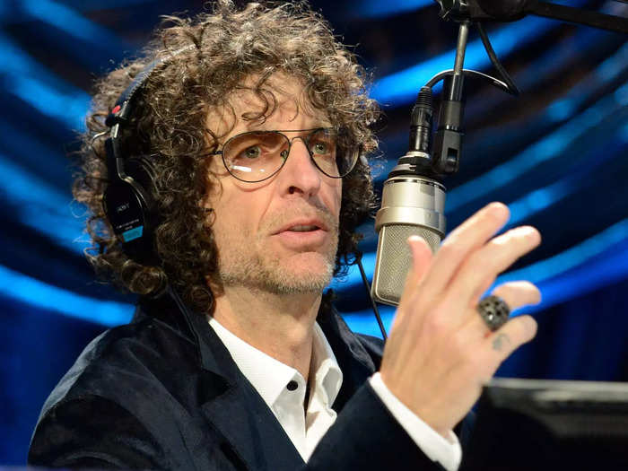 Howard Stern is enjoying life on his oceanfront property in Palm Beach.