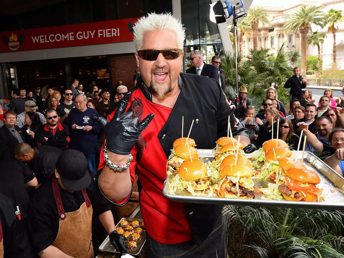 Guy Fieri has an estate near West Palm Beach that can dock a 100-foot yacht.