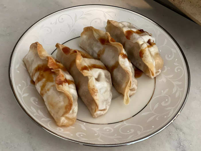 The finished dumplings were a little dry but still exceeded my expectations. 