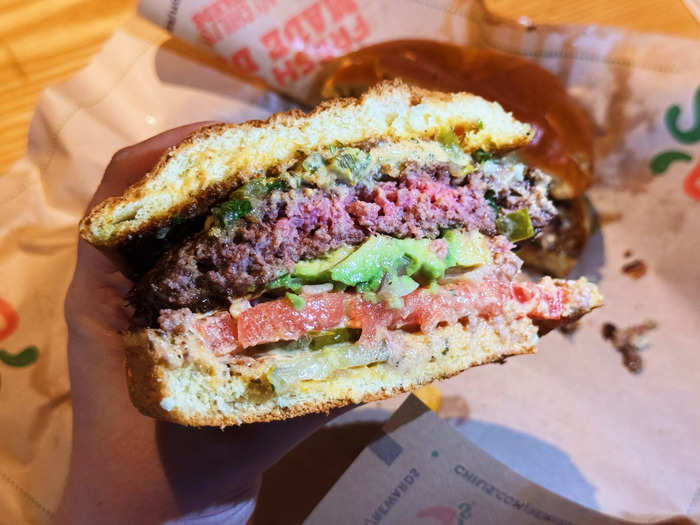 The burger — named for Chili