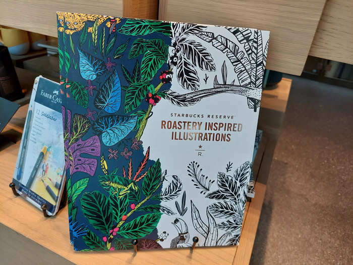 There was even a Starbucks Reserve Roastery jigsaw puzzle and coloring book.