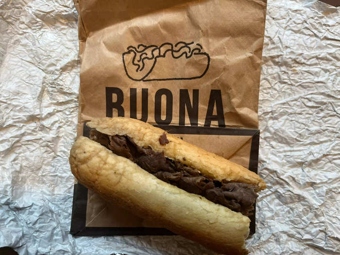 Overall, Buona had a solid sandwich — but it didn