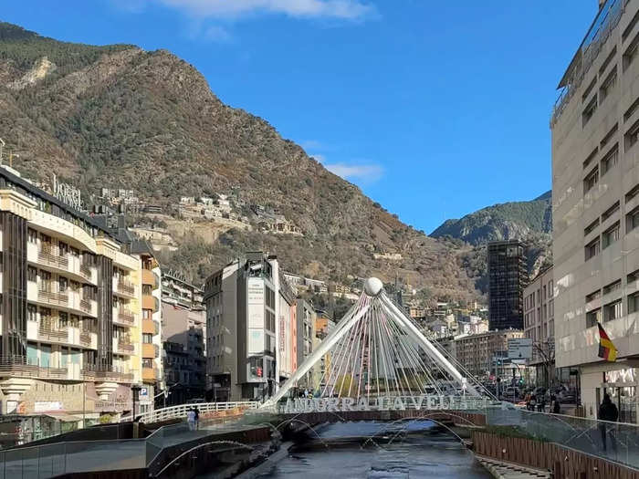 Andorra La Vella is a hidden gem in the Pyrenees Mountains.