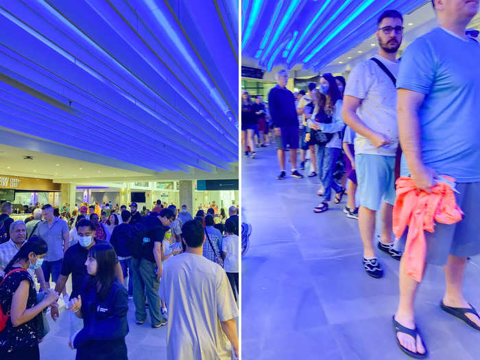 First, I tried the Journey Behind the Falls, an official Niagara Falls tour that takes visitors in an elevator down to a closer vantage point than the boardwalk. But the line to enter stretched through the entire center it was located in.
