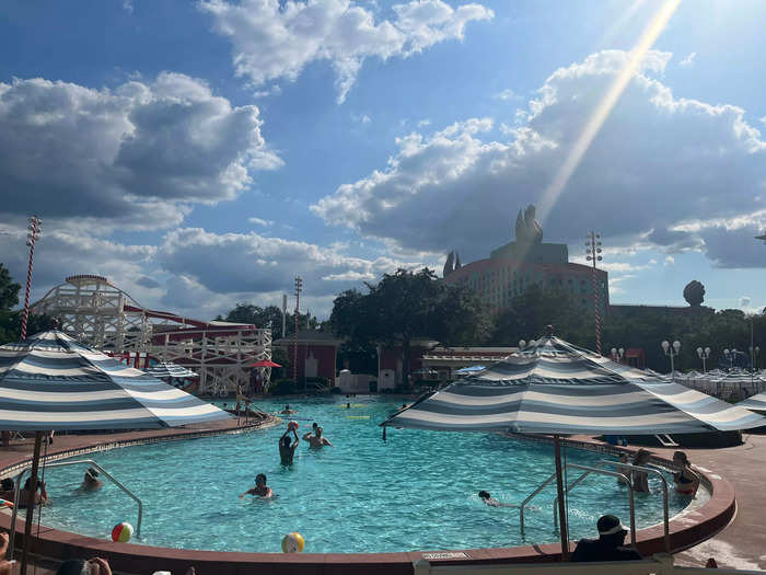 The resort has three pools. 