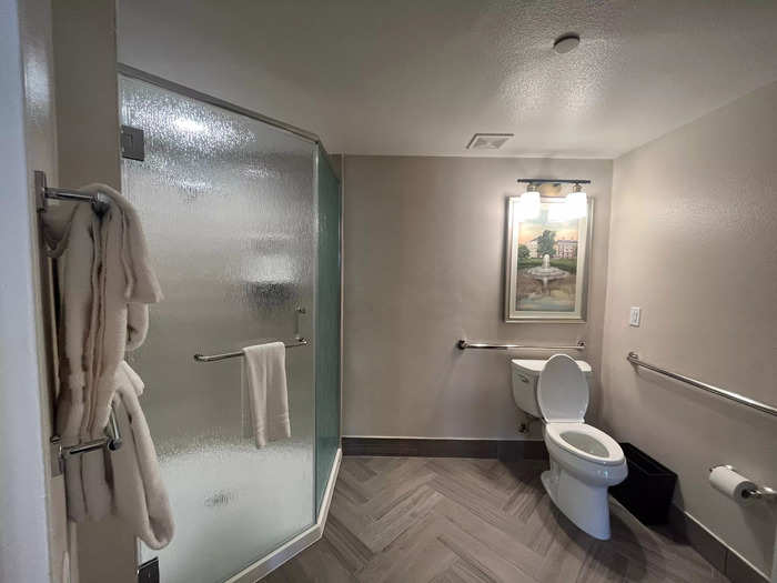 Having a second bathroom area made getting ready in the mornings easier. 