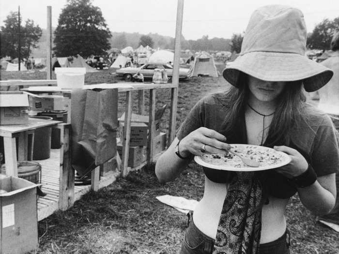 The organizers of Woodstock provided free food, an unheard-of concept in 2024.