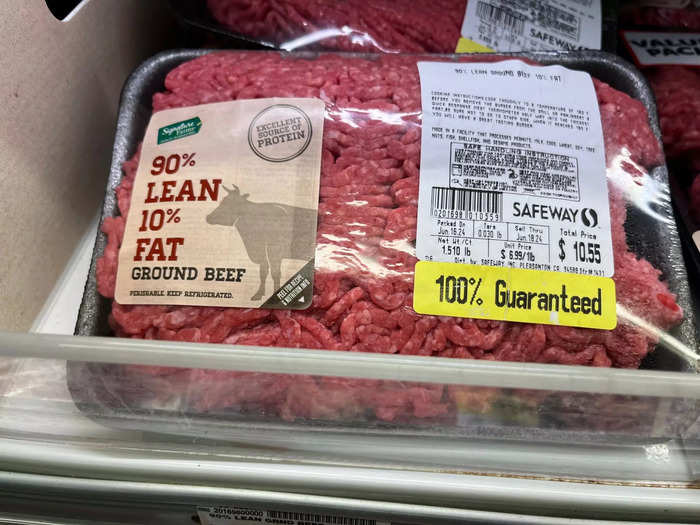 Ground beef was the same price as at Whole Foods.