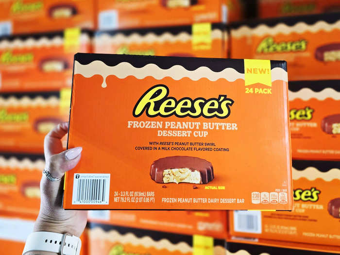 Reese’s frozen peanut-butter dessert cups are refreshing and sweet.