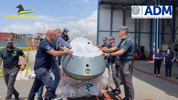 China-made military drones similar to the MQ-9 Reaper were disguised as wind turbines in shipments to Libya: Italian officials
